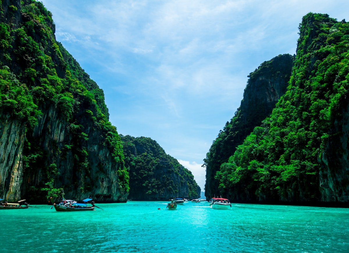 Phi Phi Islands turquoise lagoon